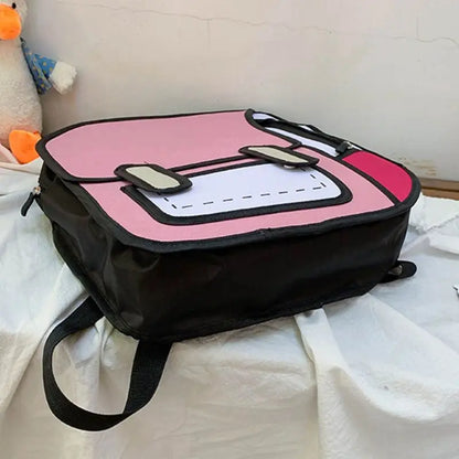 2D Cartoon Style Backpack