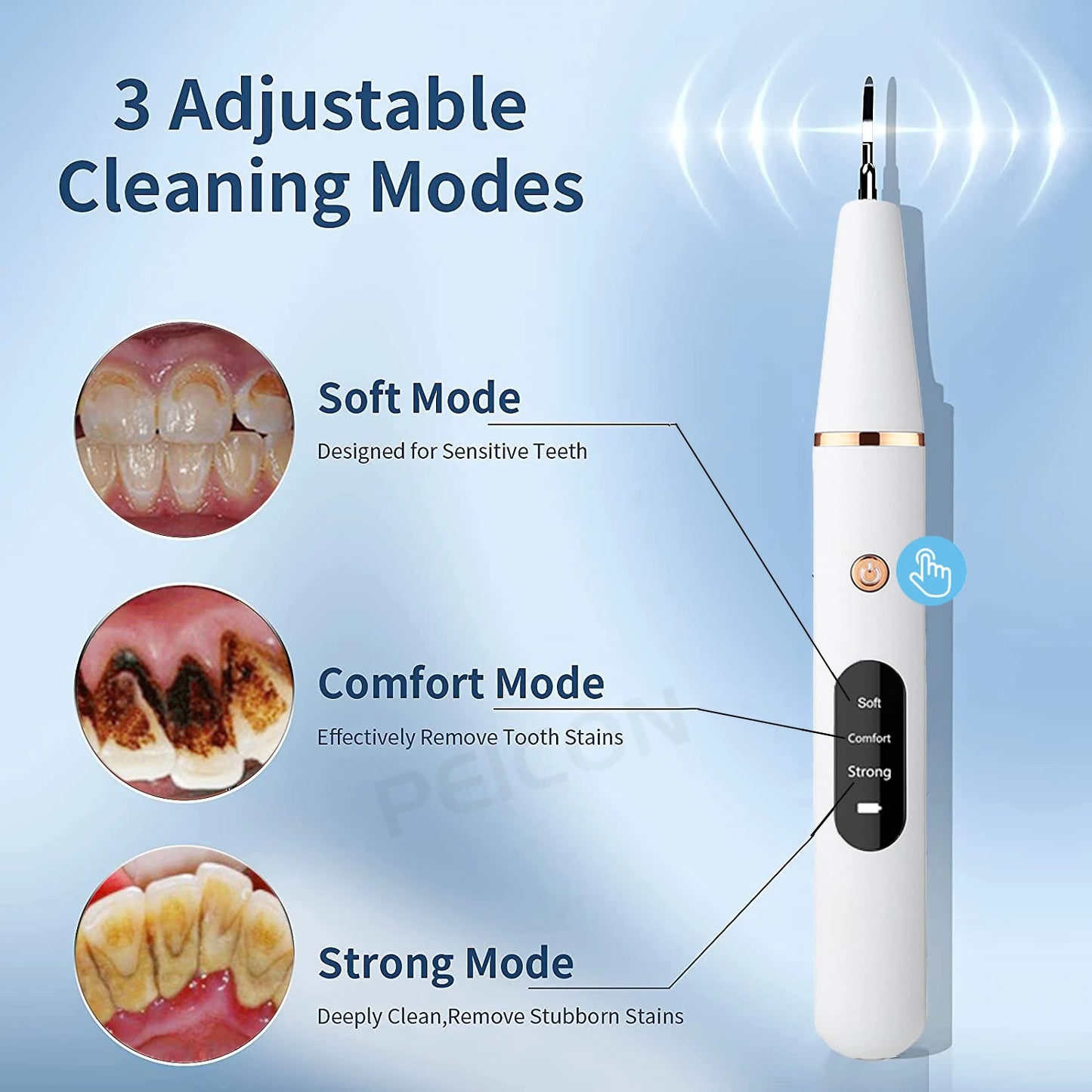 Ultrasonic Electric Dental Cleaner & Calculus Remover