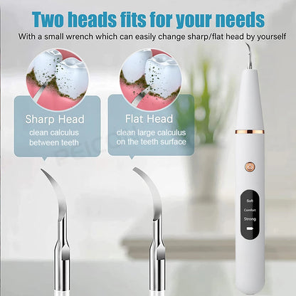 Ultrasonic Electric Dental Cleaner & Calculus Remover