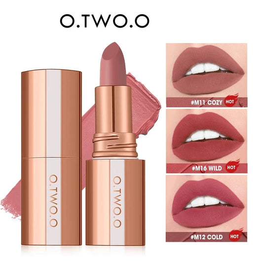 O.TWO.O Long Lasting Smudge-Free Velvet Matte Lipstick
