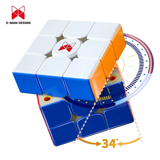 Tornado Stickerless Magnetic Magic Speed Cube