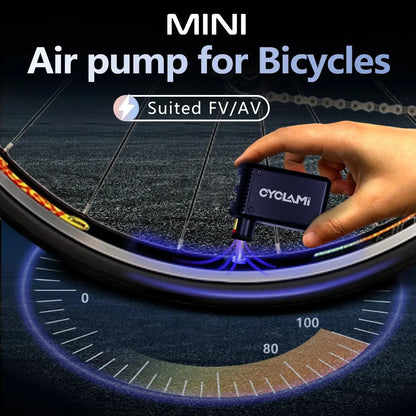 CYCLAMI Portable Mini Electric Bicycle Air Pump