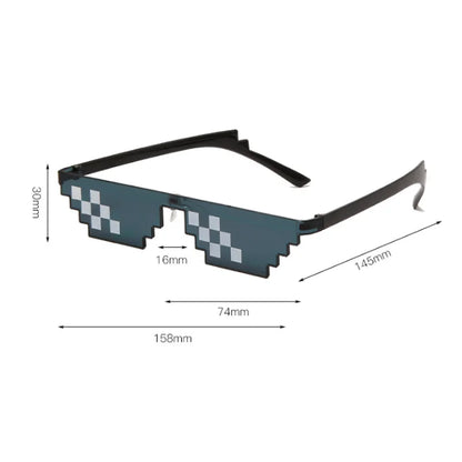 Thuglife Pixelated Retro Gamer Sunglasses