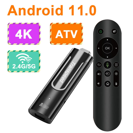 Transpeed Android11 TV Stick With TV Apps