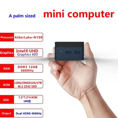 ZX01 PLUS Intel N100 Pocket Mini PC