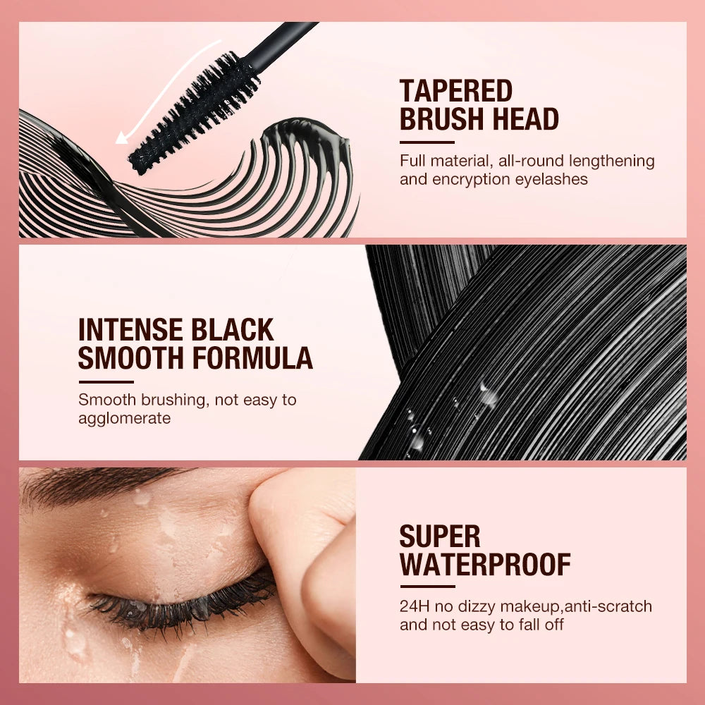 O.TWO.O Waterproof Eyelash Lengthening Silk Fiber Mascara