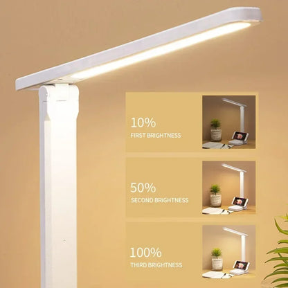 USB Rechargeable Dimmable LED Desk Lamp
