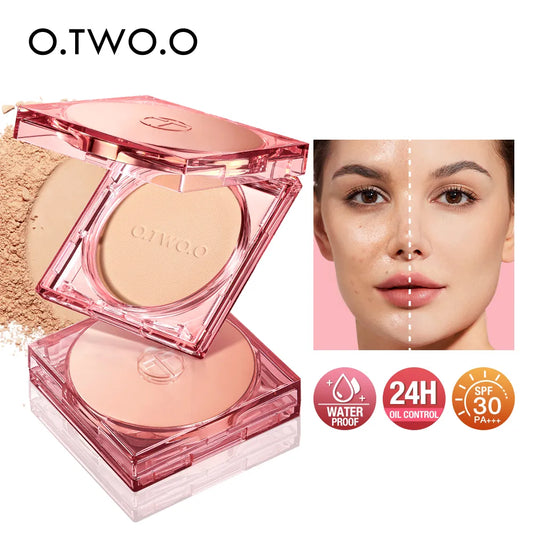 O.TWO.O Long Lasting Oil-Control Compact Face Powder with SPF 30