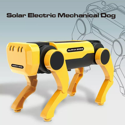 Solar Powered Mechanical Robot Dog Toy