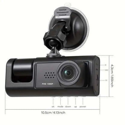 3 Camera Dash Cam with IR Night Vision
