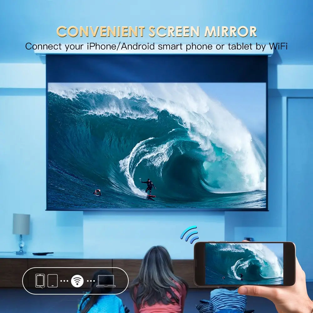 S30MAX Portable Smart Android Mini Projector