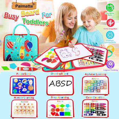 Busy Board Montessori Educational Toy for Toddlers