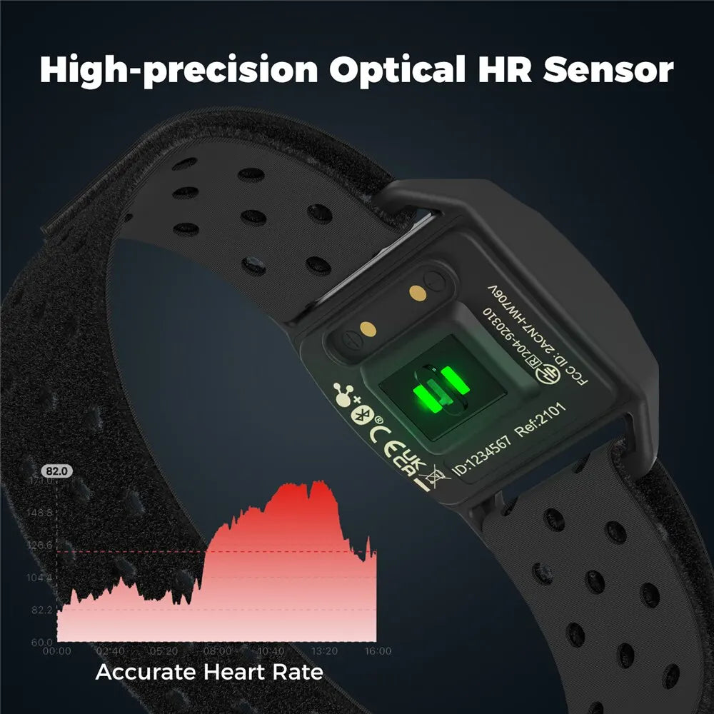 COOSPO Optical Fitness Chest/Armband Heart Rate Monitor