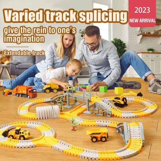 Electric Car & Track Toy