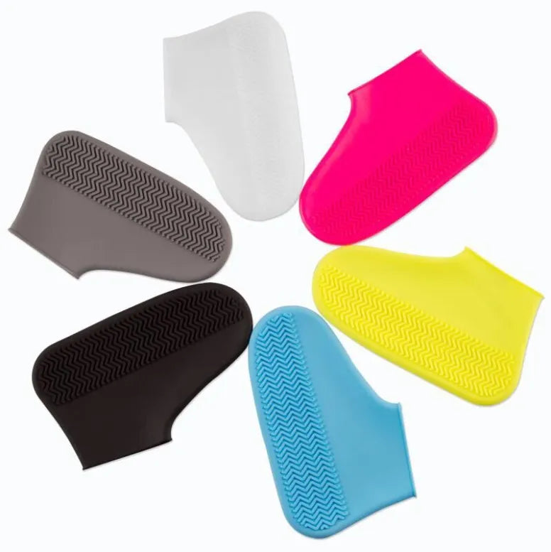 Reusable Latex Waterproof Rubber Shoe Covers - Non-Slip