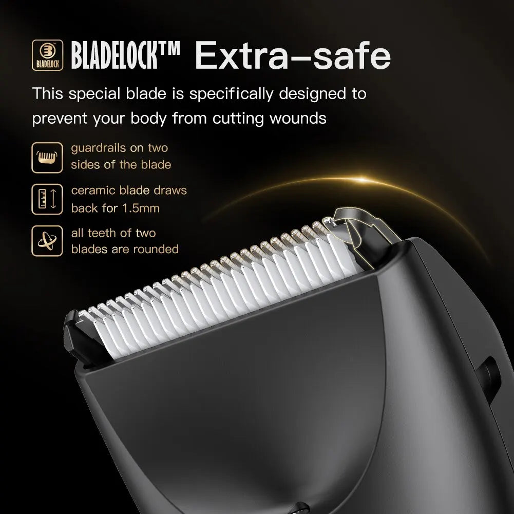 IPX7 Electric Cordless Waterproof Rechargeable Hair Clipper/Trimmer