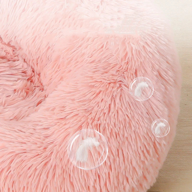 Nest Plush Round Pet Bed