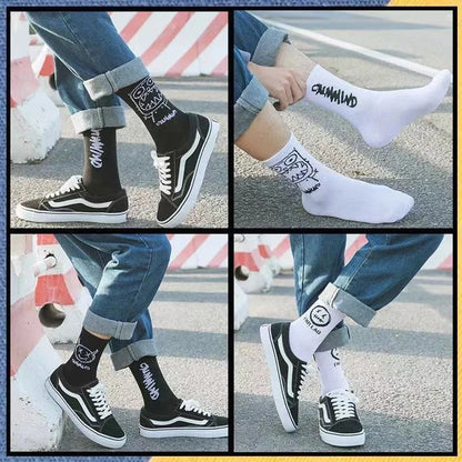 Cotton Graffiti Style Socks