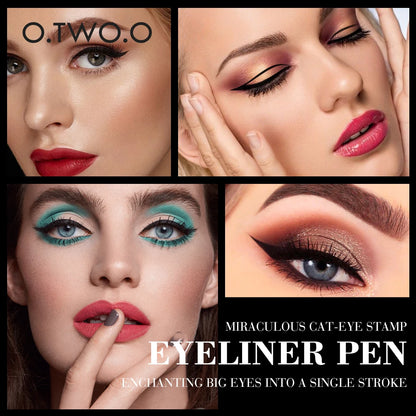 O.TWO.O Waterproof Black Liquid Eyeliner Pen