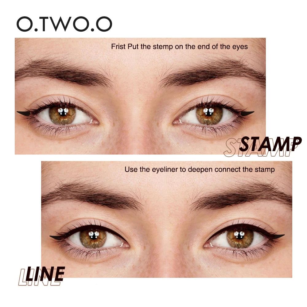 O.TWO.O Waterproof Black Liquid Eyeliner Pen