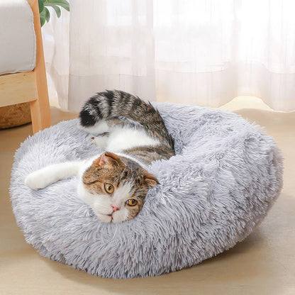 Nest Plush Round Pet Bed