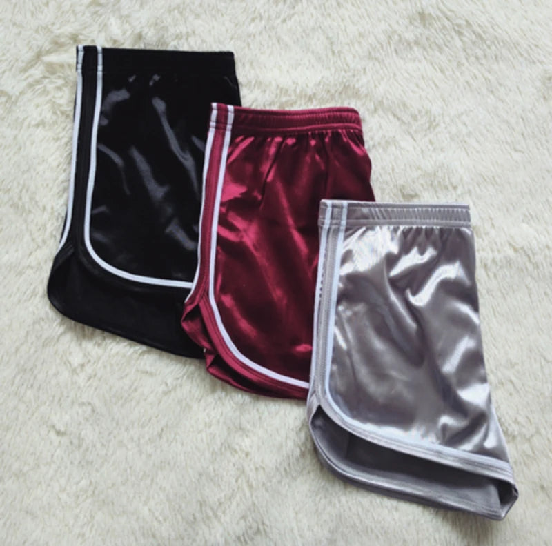 Women's Satin Sports Shorts