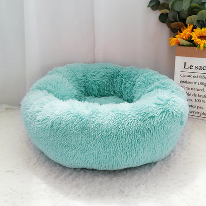 Nest Plush Round Pet Bed