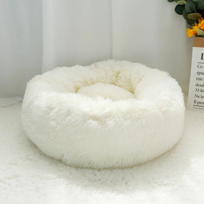 Nest Plush Round Pet Bed