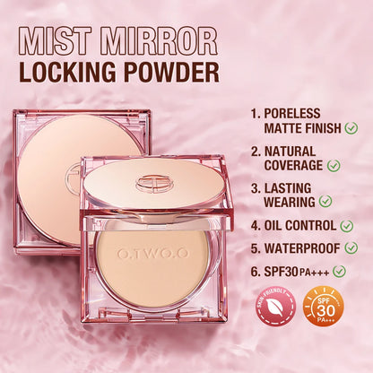 O.TWO.O Long Lasting Oil-Control Compact Face Powder with SPF 30