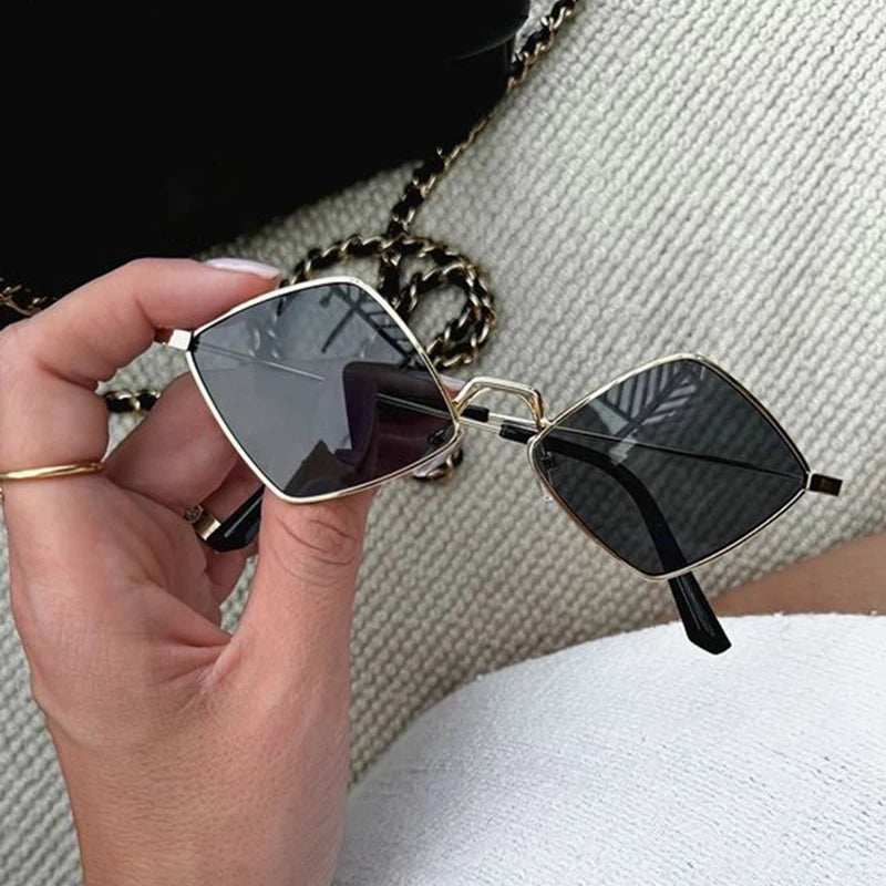 Retro Rhombus Leisure Sunglasses