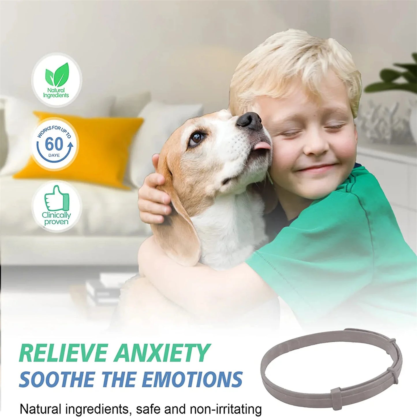 Adjustable Pet Calming Collar