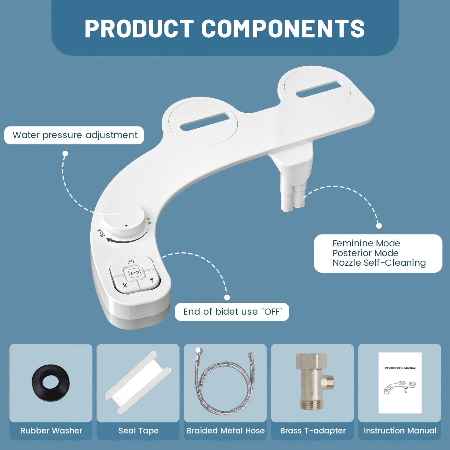 SAMODRA Non-Electric Bidet