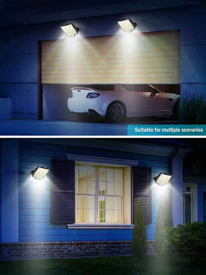 106 LED Waterproof Outdoor Solar Floodlight with Motion Sensor