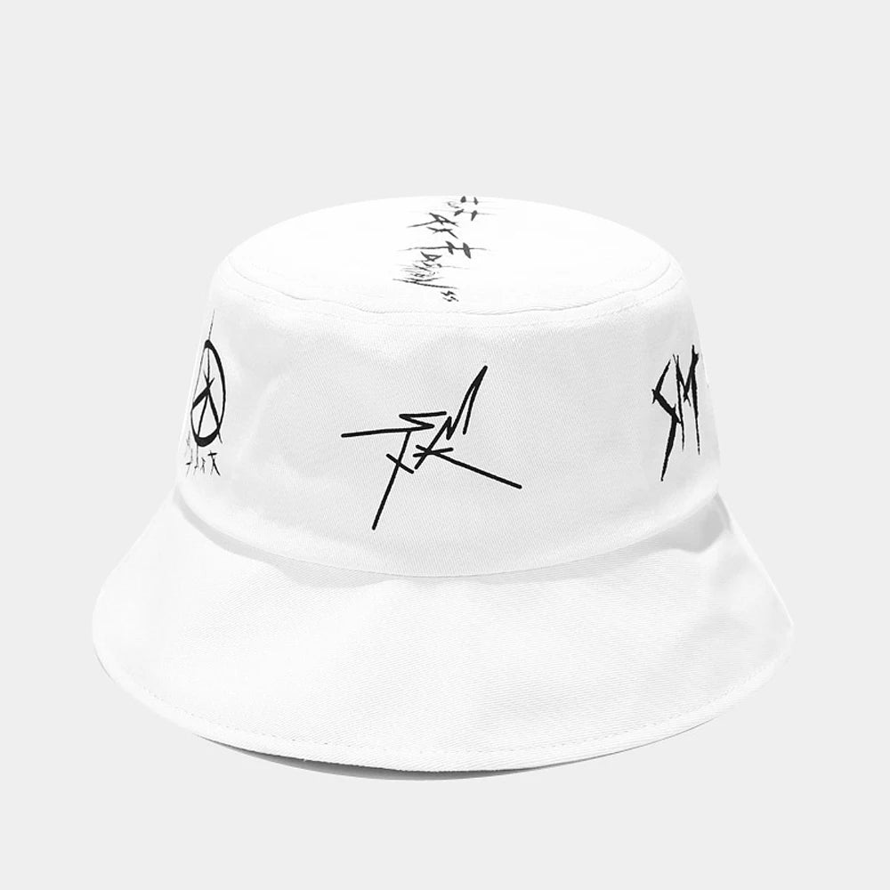 Cotton Graffiti Casual Bucket Hat