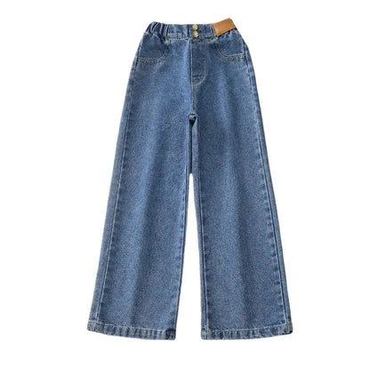 Girls' Wide Leg Denim Jeans