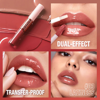 O.TWO.O Double Head Matte & Gloss Non-stick Waterproof Lipstick