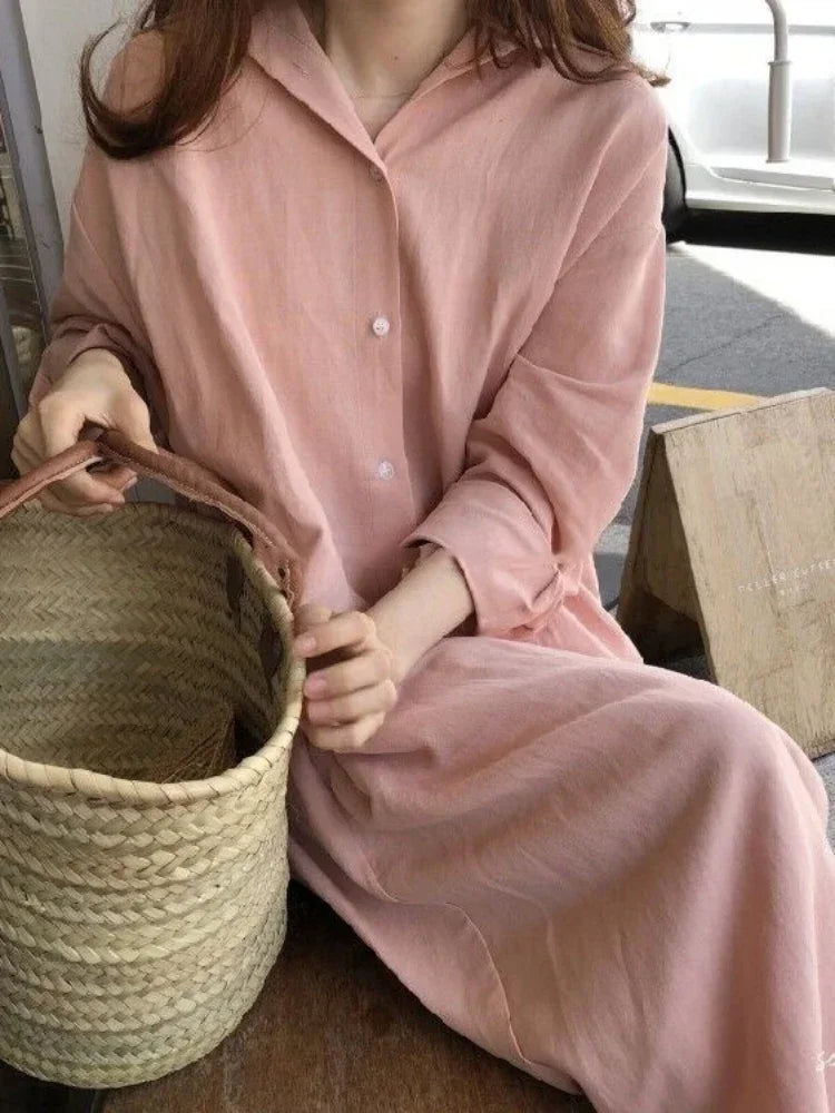 Women's Oversize Shirt Dress