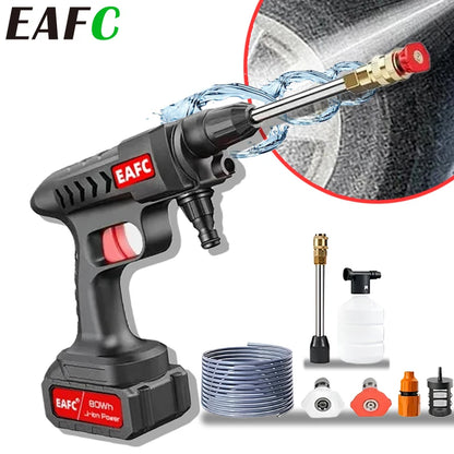 EAFC Cordless High Pressure Washer Gun - 60Bar