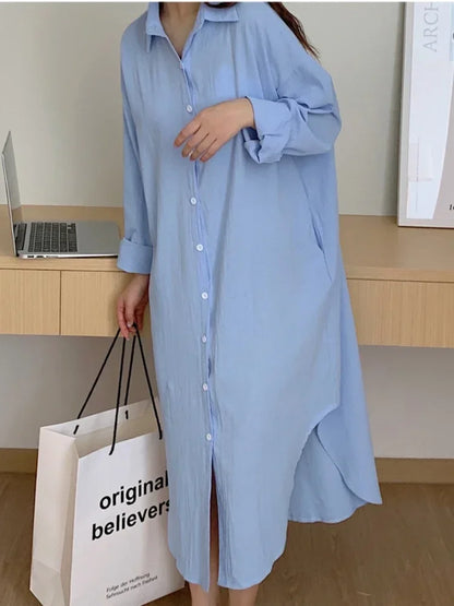 Women's Oversize Shirt Dress