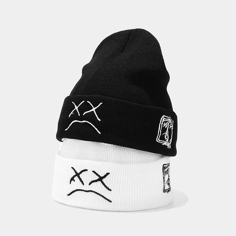 Embroidered Knitted Beanie