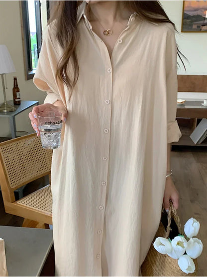 Women's Oversize Shirt Dress