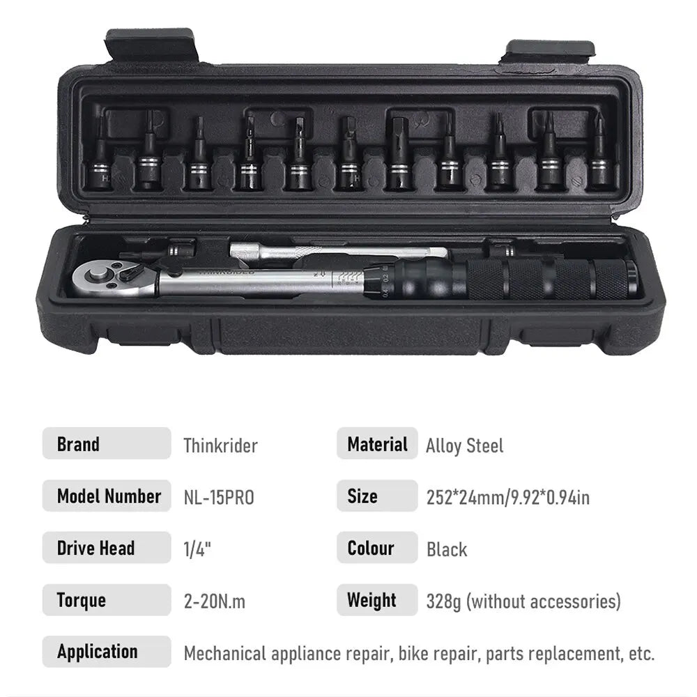 Professional Bicycle Torque Wrench Spanner Set