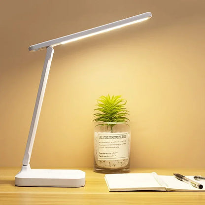 USB Rechargeable Dimmable LED Desk Lamp