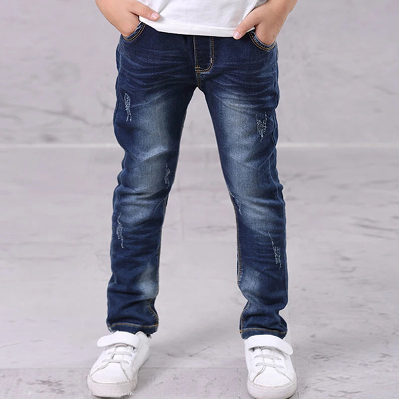 Boys' Blue Denim Skinny Jeans