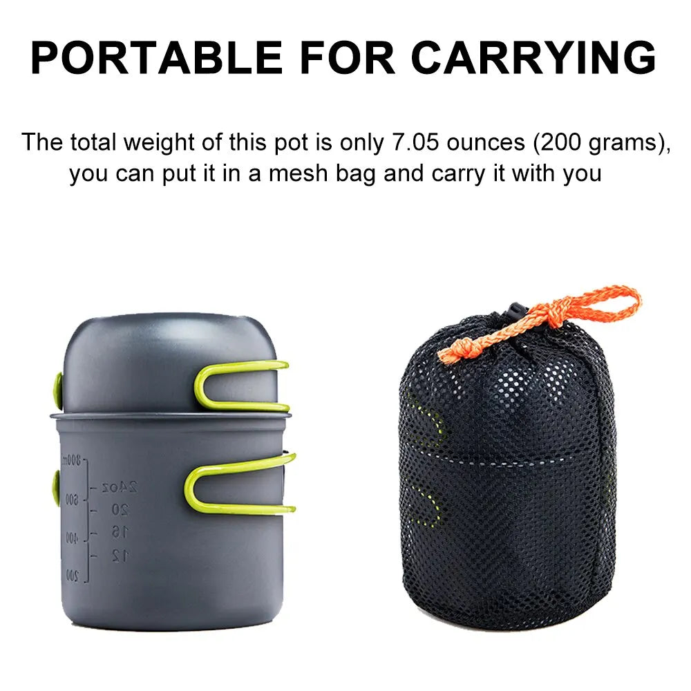 Widesea Ultralight Camping Cooking Pot Set