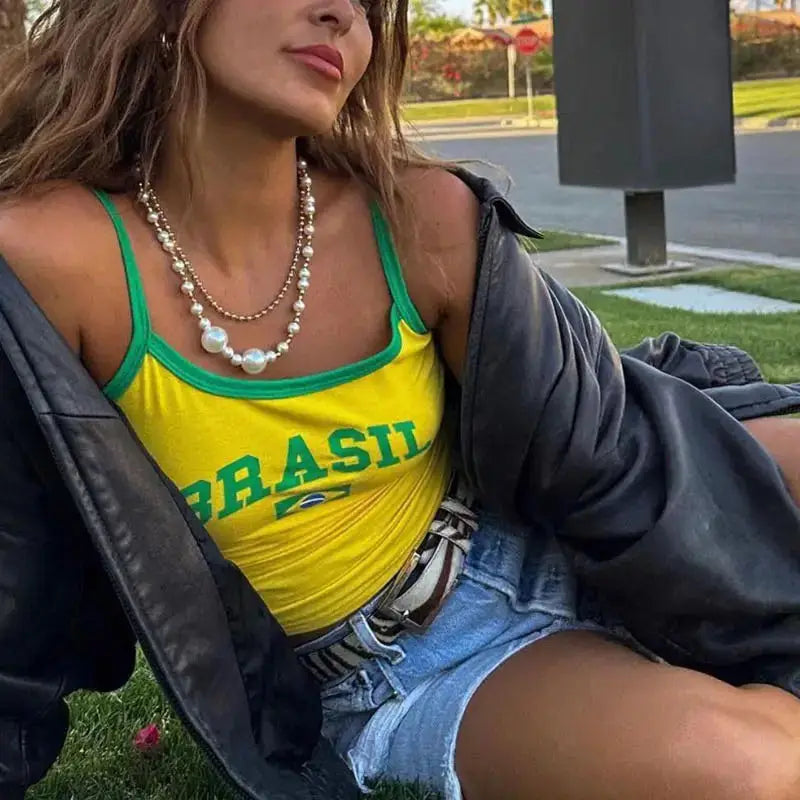 Women's Brazil Crop Top