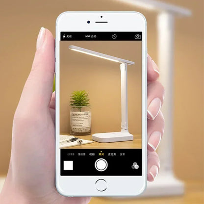 USB Rechargeable Dimmable LED Desk Lamp