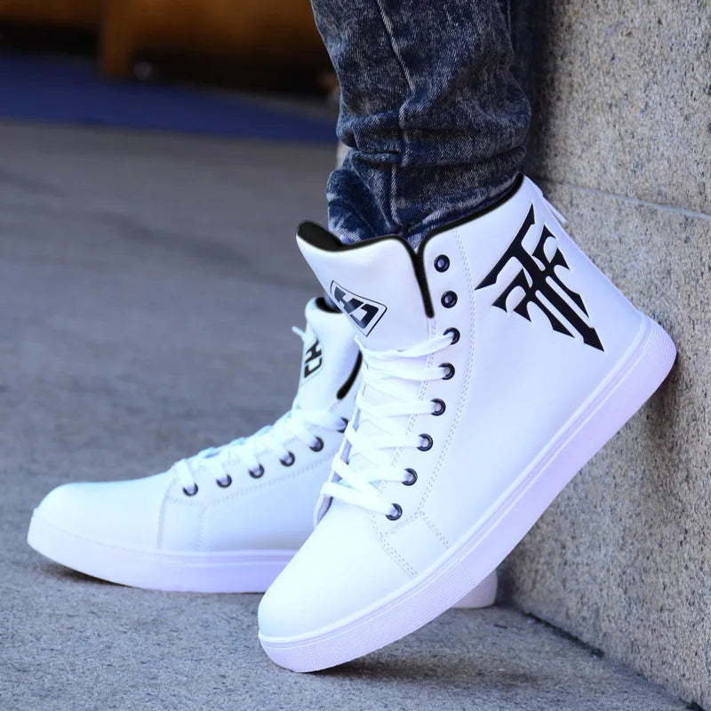 Men's High Top Vulcanized Sneakers