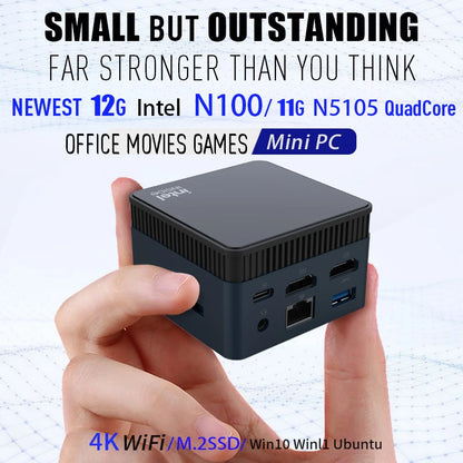 ZX01 PLUS Intel N100 Pocket Mini PC