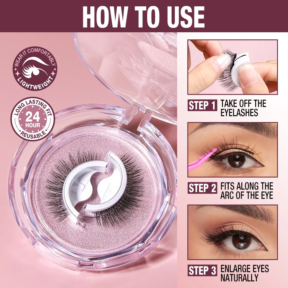 O.TWO.O Reusable Self-adhesive False Eyelashes